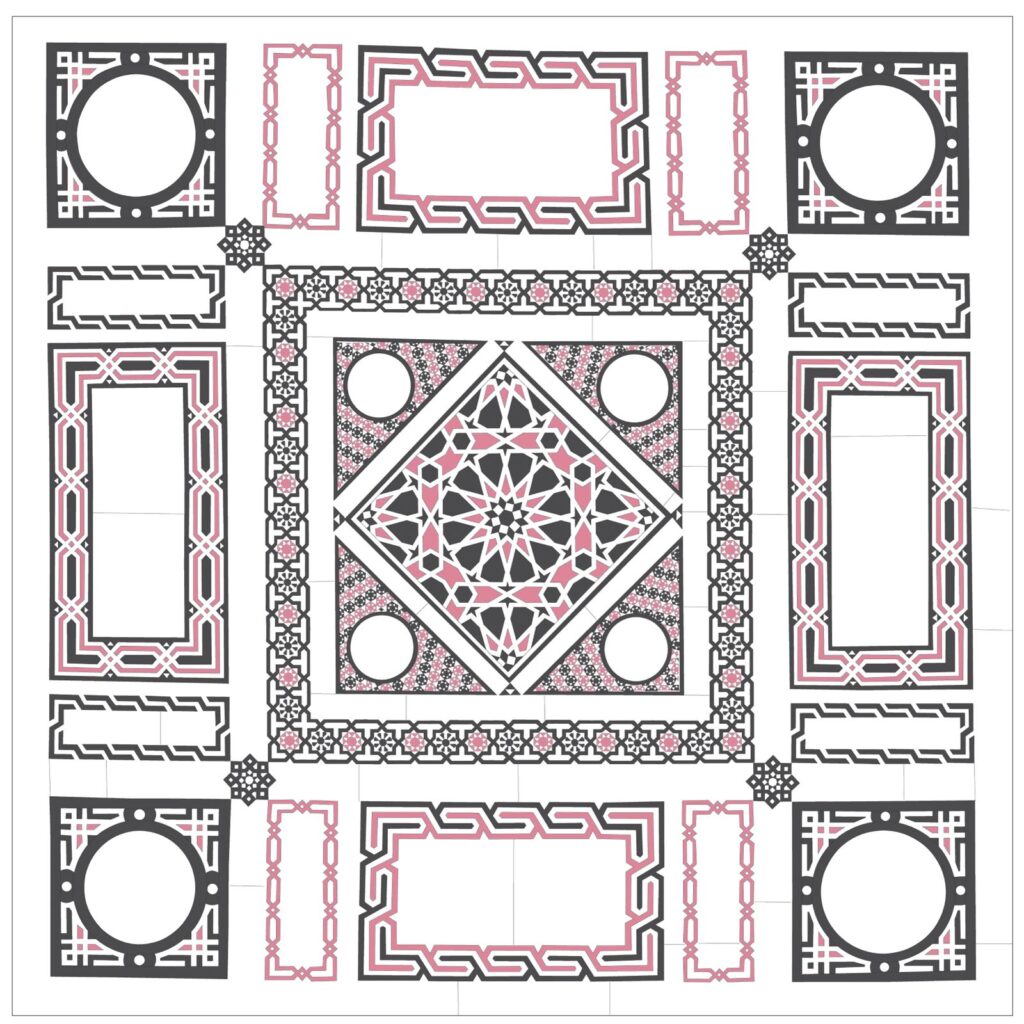 Fig. 5 – The mosque’s mosaic, DAO K. Machinek, © CEAlex