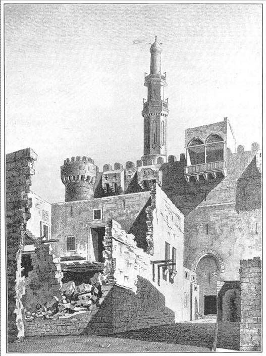 Fig. 6 – View of the keep in 1798, Description de l’Égypte, État Moderne II, pl. 87-1